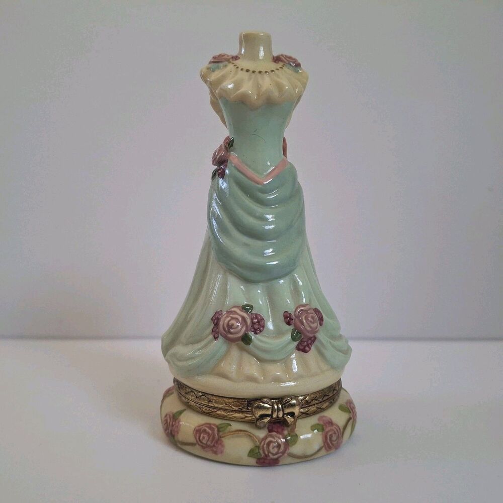 Vtg PHB Midwest Of Cannon Falls Dressmaker Dummy Trinket Box 1999 Collectible